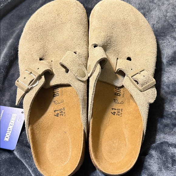 Birkenstock Boston - Olive Green 10 - Picture 2 of 4